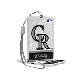 Keyscaper - Colorado Rockies End Zone Pocket Bluetooth Speaker - Multicolor