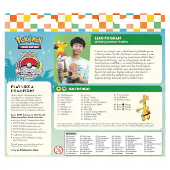 pokemon world cards Pokemon 2025 World Championship 8-Deck Display Box