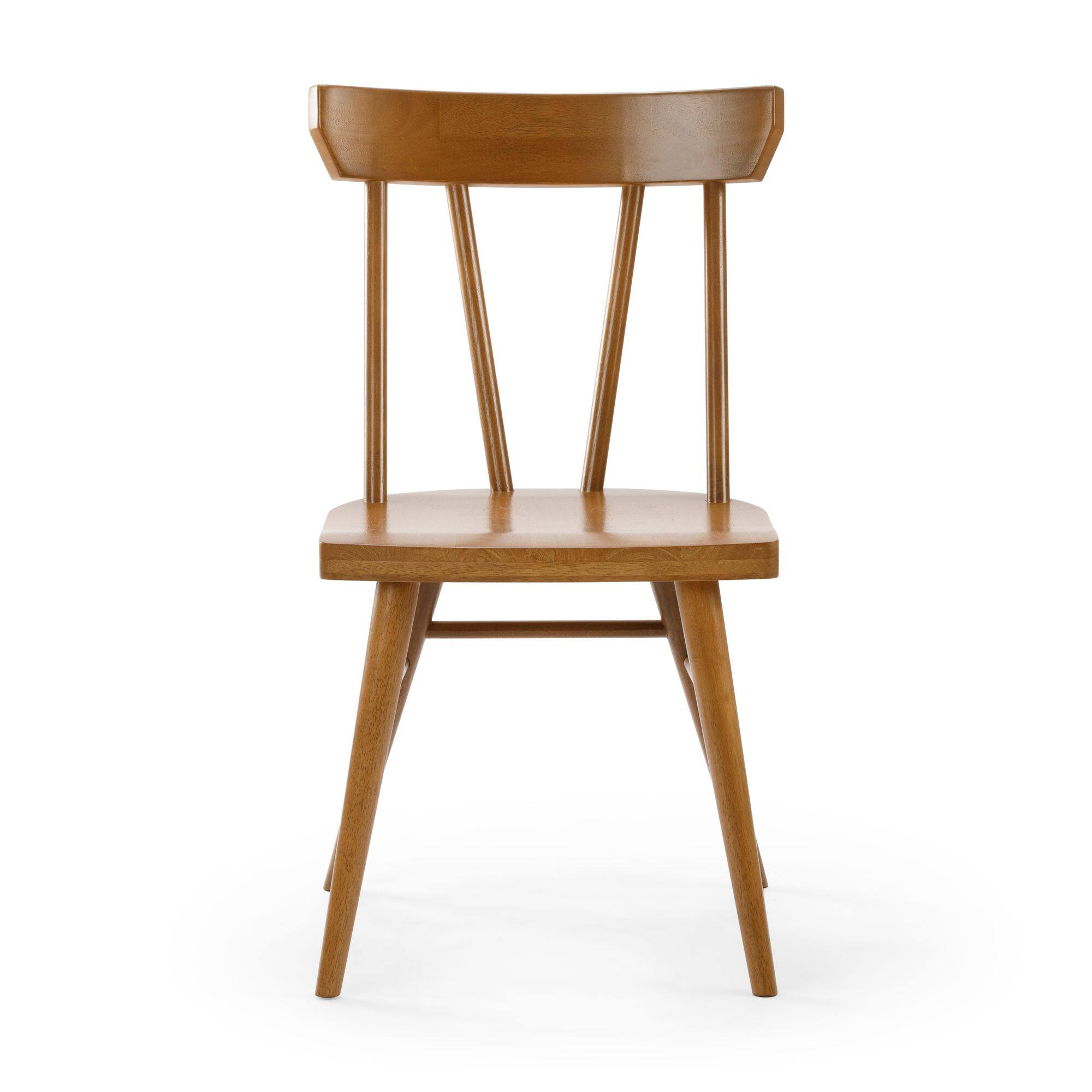 Alt View 2. Plank+Beam - Two 2-Packs of the Windsor Dining Chair- Pecan - Pecan.