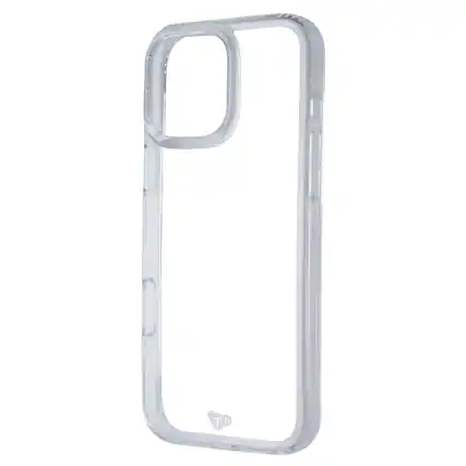 Front. Tech21 - Tech21 EvoClear Series Case for Apple iPhone 16 Pro Max - Clear - Clear.