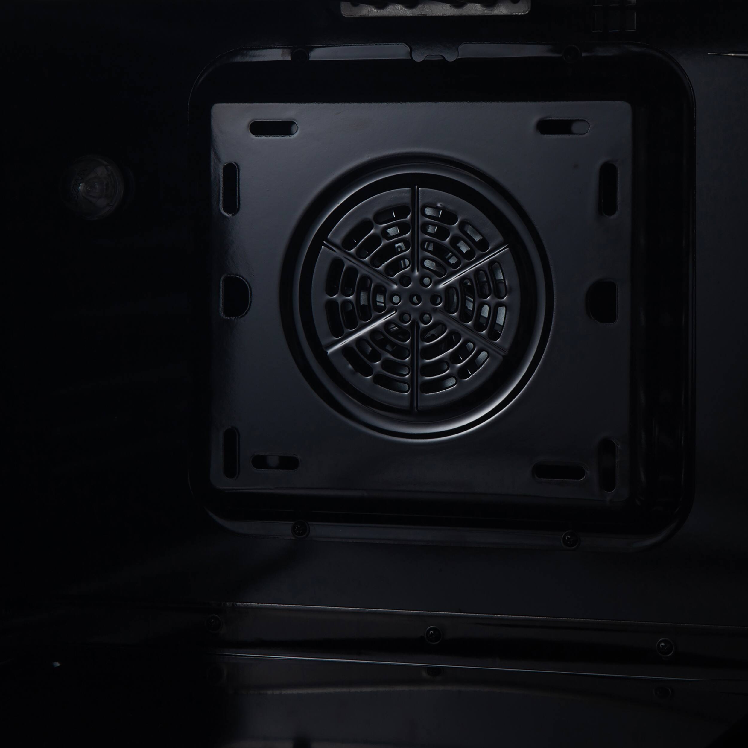 Alt View 8. Forno Appliances - Marco 4.32 Cu. Ft. Freestanding Dual Fuel Convection Range with Dual Ring Burner - Silver.