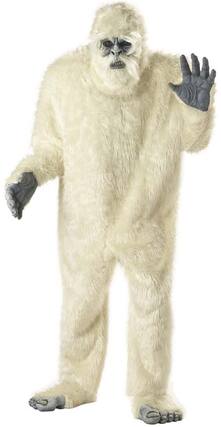 Front. California Costumes - Abominable Snowman Costume Adult Standard - White.