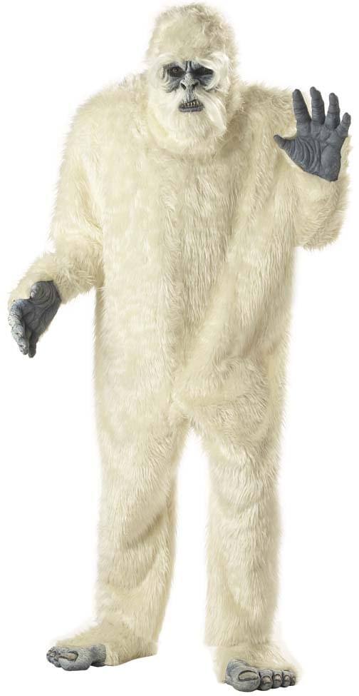 Front. California Costumes - Abominable Snowman Costume Adult Standard - White.