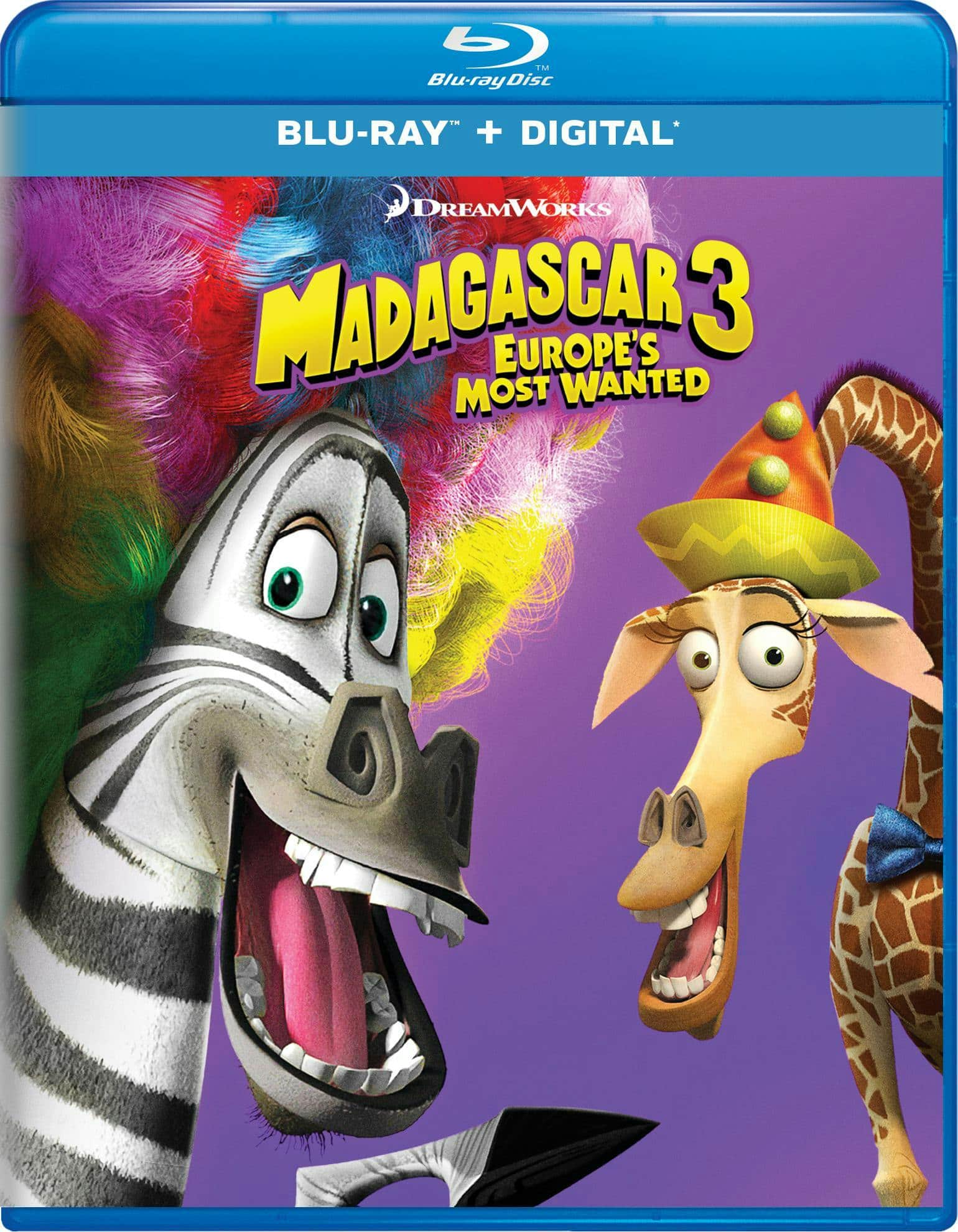 Madagascar 3 - Europe's Most Wanted (Blu-ray New Box Art) [Blu-ray] [Standard]