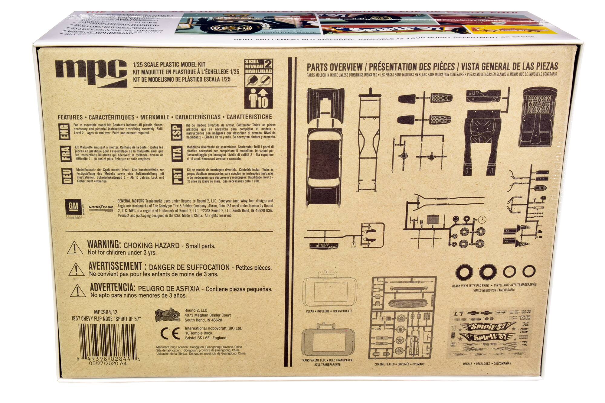 1/25 SCALE PLASTIC MODEL KIT  
NIVEAU 2  
SKILL 2  
MAQUETTE EN PLASTIQUE À L'ÉCHELLE 1/25  
KIT DE MODELSIMO DE PLASTICO  
KIT MAQUETTE EN PLASTIQUE À L'ÉCHELLE 1/25  
KIT MODELISMO PLÁSTICO ESCALA 1/25  
PARTS OVERVIEW / PRÉSENTATION DES PIÈCES / VISTA GENERAL DE LAS PIEZAS / OTMERWS INDICATED MOULDES NDICATION CONTRAIRS MODELADAS CONTRAIO FEATURES CARACTERITIQUES MERKMALE CARACTERSTICAS CARATTERISTICHE  
assemblage  
Contents Contenide  
BRORSR Intatan - describing assendly alnticas neceuitas completar  
ENG  
beniagen  
ESP  
Sabitidal instruccionas anageses describen nectrptan cementa  
Maquette Modelline diverTeale assemblare  
Cantenuta plasTique ansemblage maquette  
HOREINS completare modellino intruczioni  
FRA  
Siioute