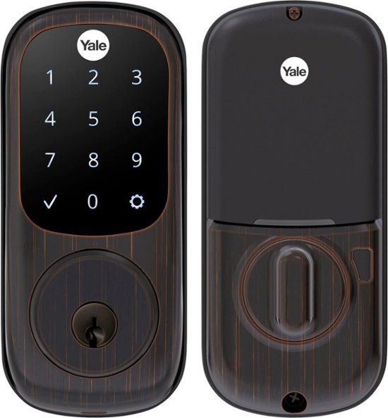 Yale Real Living Assure Lock Deadbolt with Touchscreen Keypad and Z