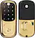 Front. Yale - Real Living Assure Lock Deadbolt with Touchscreen Keypad and Z-Wave - Brass.