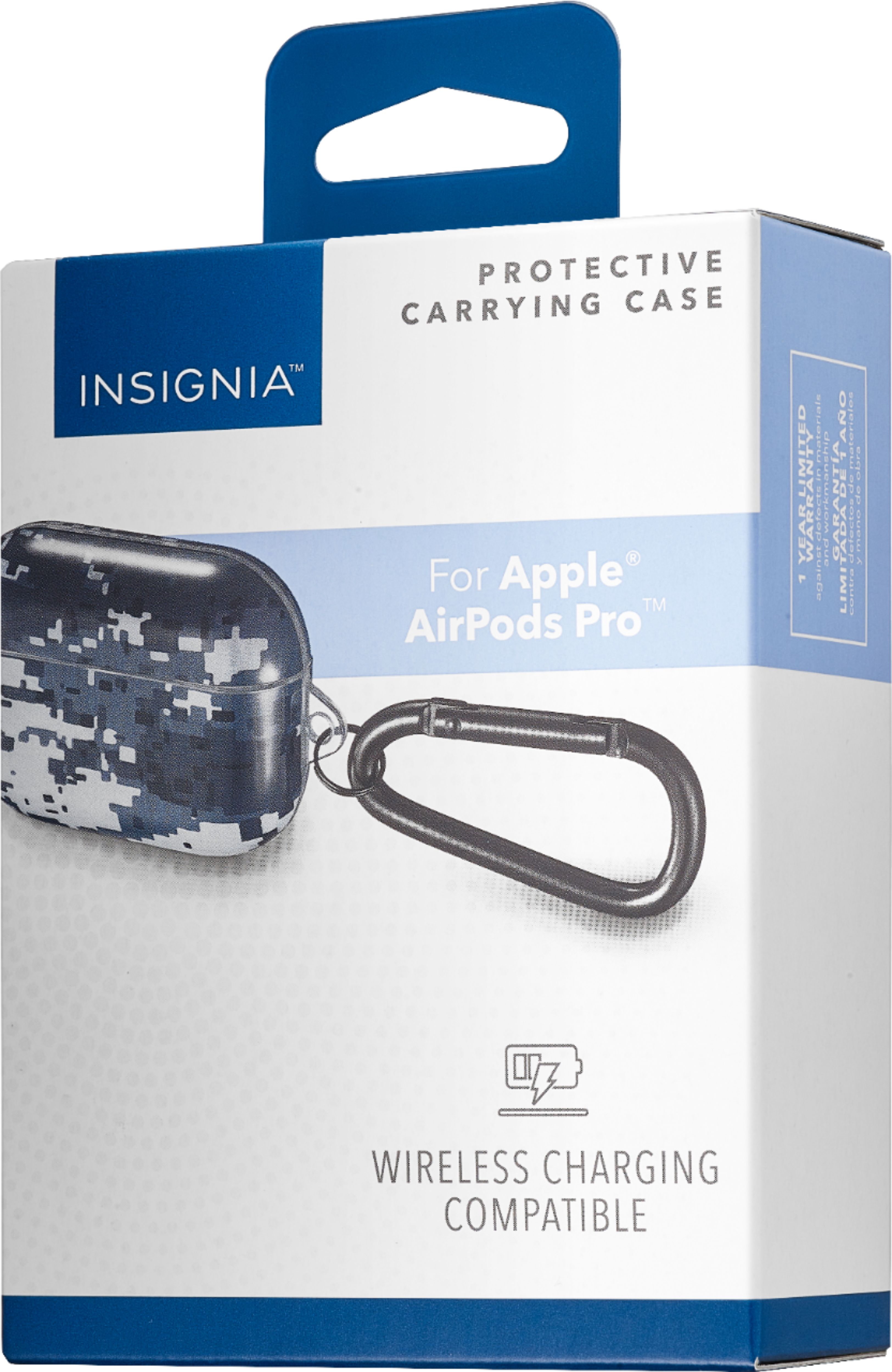 Insignia Apple AirPods Pro (2nd Generation) Silicone Blue Headphone Case | Best Buy