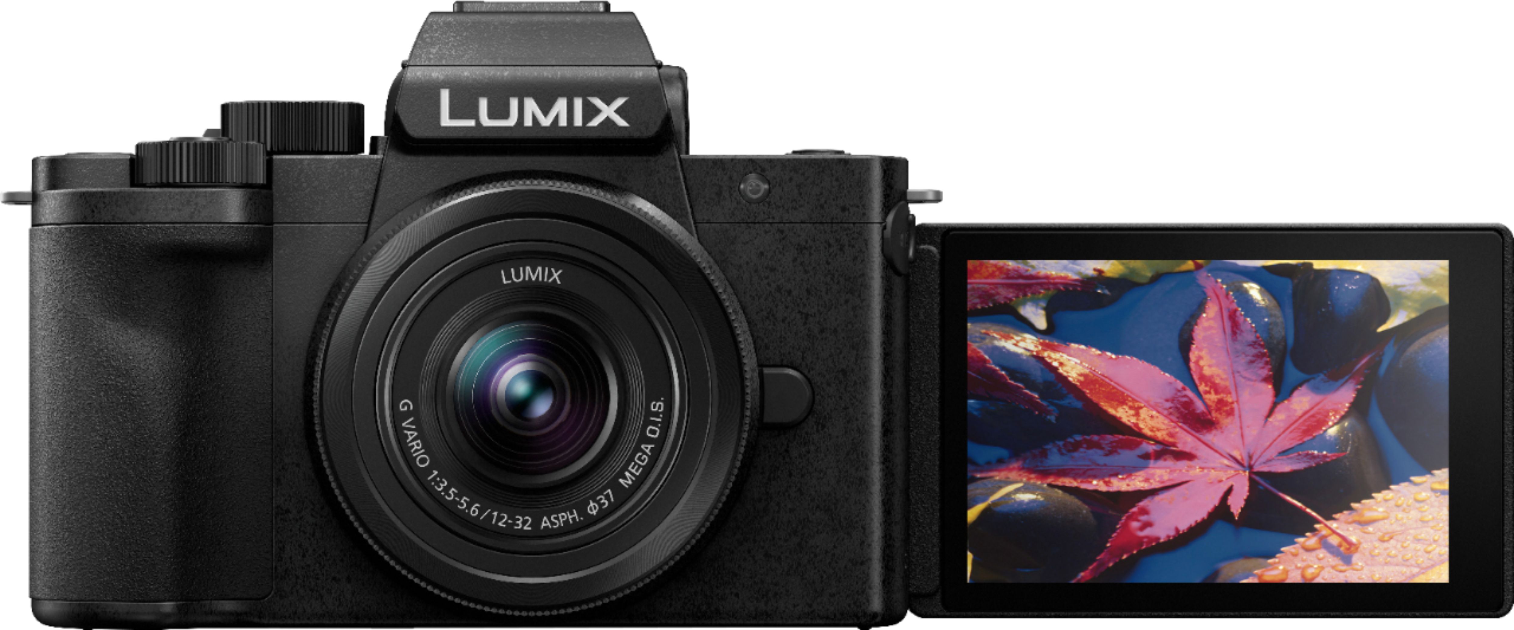 Panasonic G100 Mirrorless Camera for Photo, Video and Vlogging, 12-32mm Lens DC-G100KK Black DC-G100KK - Best Buy