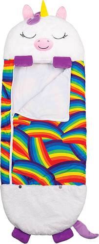 UPC 740275053775 product image for Happy Nappers - Arianna The Unicorn Pillow and Sleeping Bag - White/Purple/Rainb | upcitemdb.com