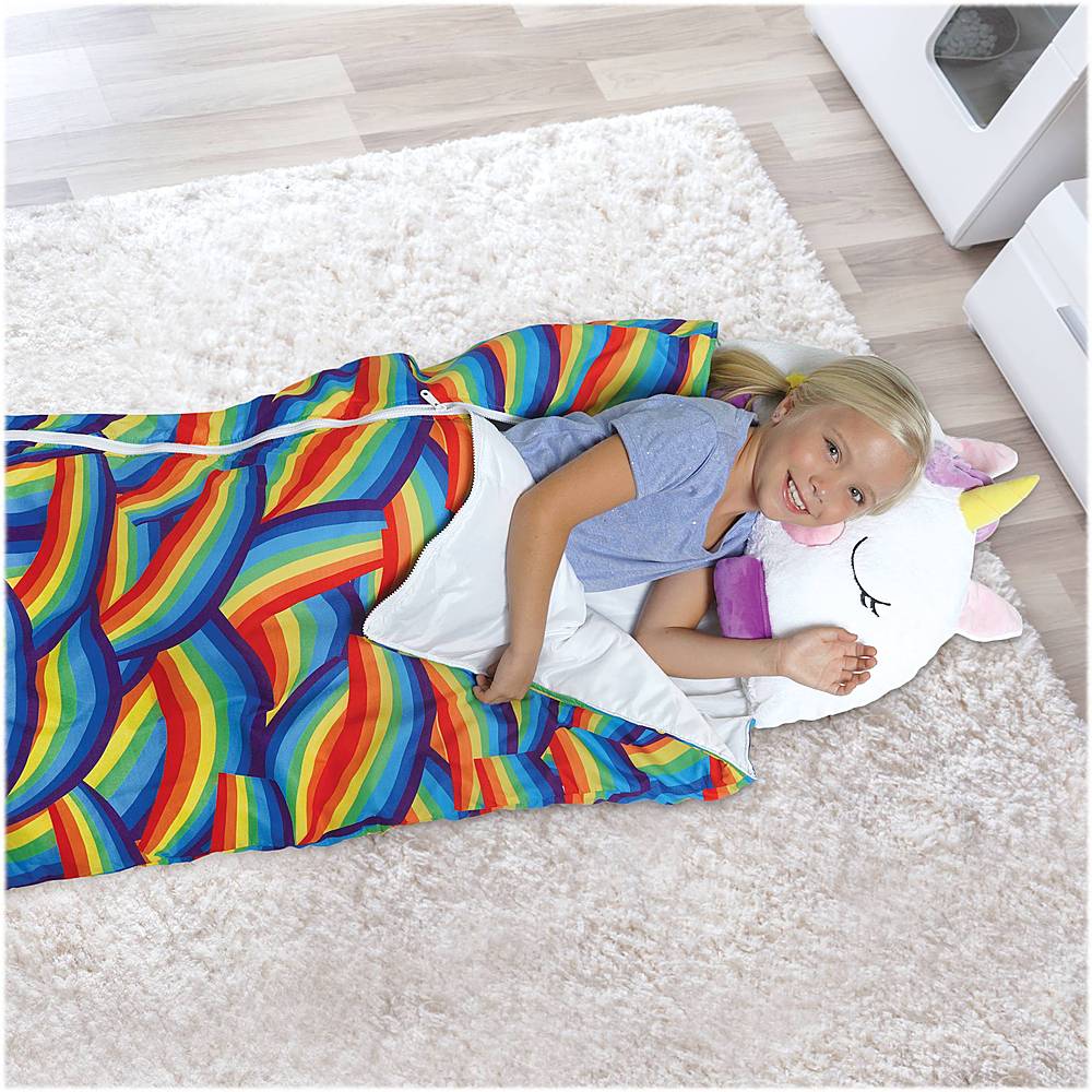 Happy Nappers Transform Comfy Sleepy Sack Rainbow Arianna White