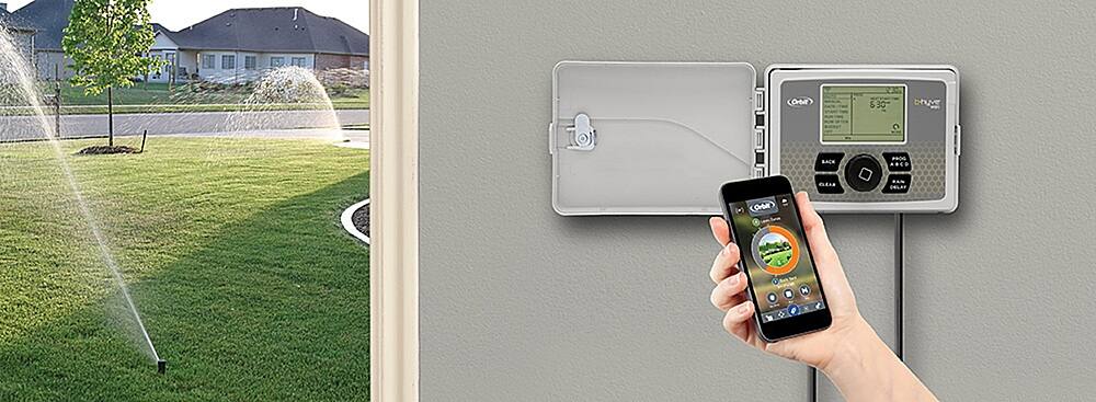 Alt View 11. Orbit - B-hyve Indoor/Outdoor Smart Sprinkler Controller.