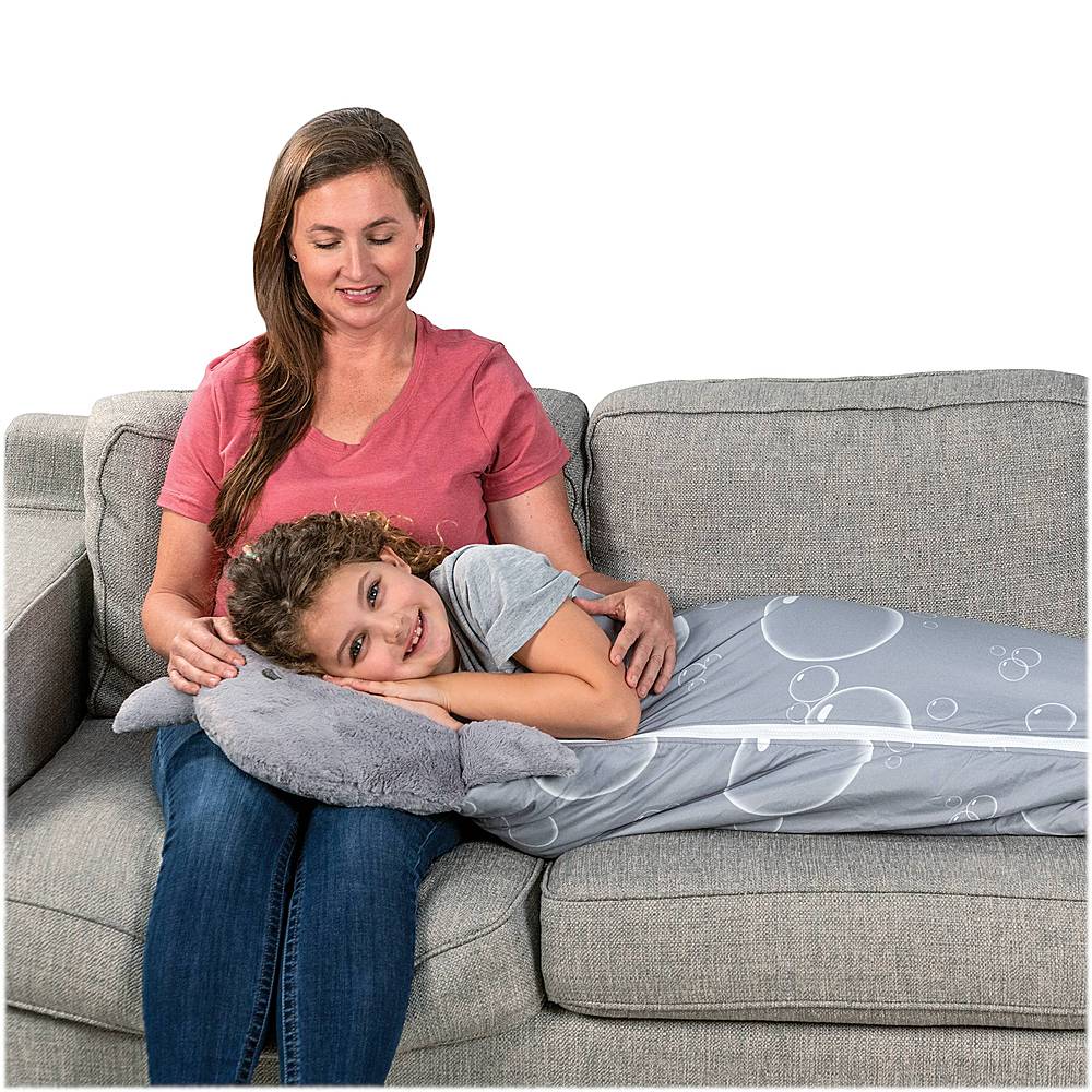Best Buy: Happy Nappers Shak The Shark Pillow and Sleeping Bag  Gray/White/Black 31481