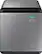 Front. Samsung - Cube Smart Air Purifier with Wind-Free Air Purification - Honed Silver.
