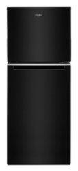 Whirlpool - 11.6 Cu. Ft. Top-Freezer Counter-Depth Refrigerator with Infinity Slide Shelf - Black - Front_Zoom