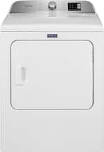 Maytag - 7.0 Cu. Ft. 11-Cycle Electric Dryer with Moisture Sensing - White - Front_Standard