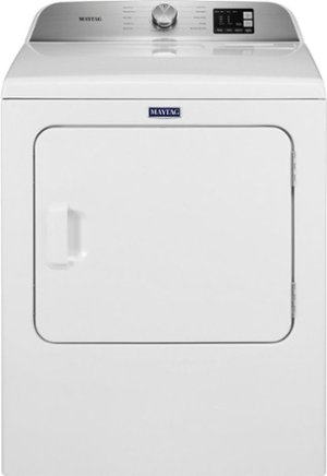 Maytag - 7.0 Cu. Ft. Electric Dryer with Moisture Sensing - White