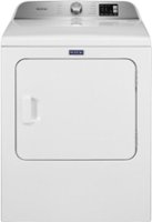 Maytag - 7.0 Cu. Ft. Gas Dryer with Moisture Sensing - White - Front_Zoom