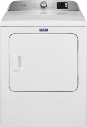 Maytag - 7.0 Cu. Ft. Gas Dryer with Moisture Sensing - White
