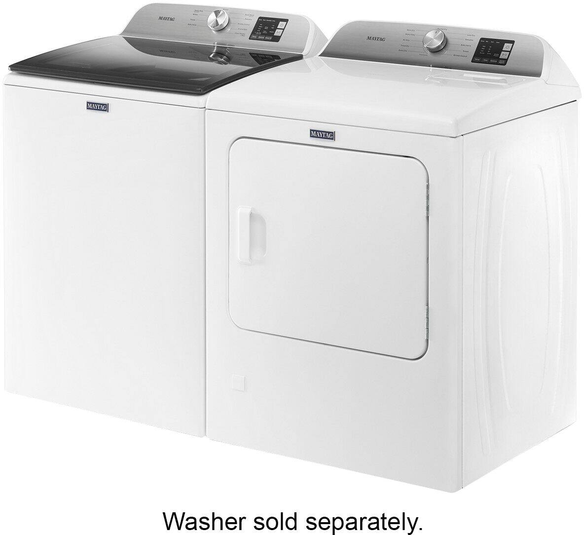 Alt View 13. Maytag - 7.0 Cu. Ft. Gas Dryer with Moisture Sensing - White.