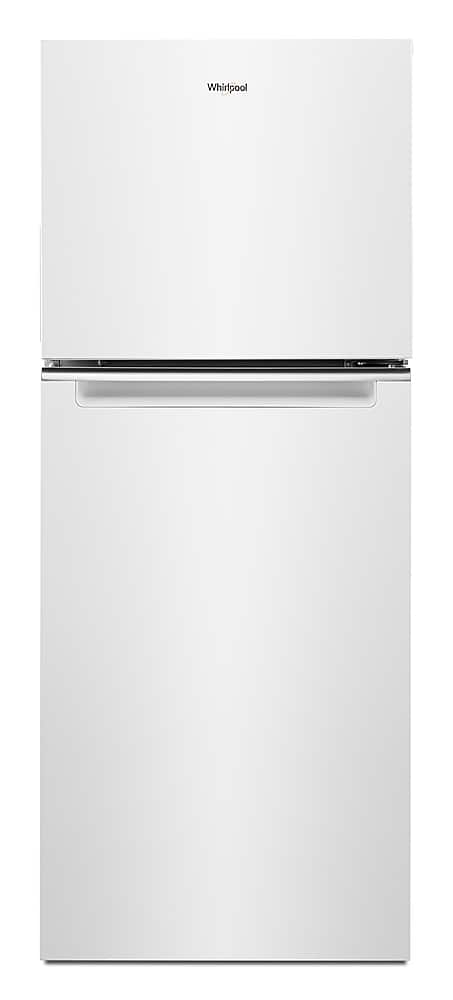 Whirlpool - 11.6 Cu. Ft. Top-Freezer Counter-Depth Refrigerator with Infinity Slide Shelf - White - Front_Zoom
