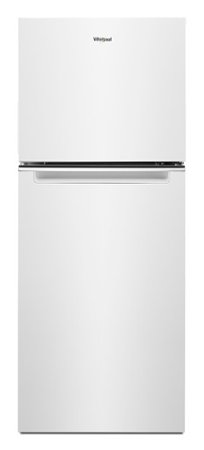 Whirlpool - 11.6 Cu. Ft. Top-Freezer Counter-Depth Refrigerator with Infinity Slide Shelf - White