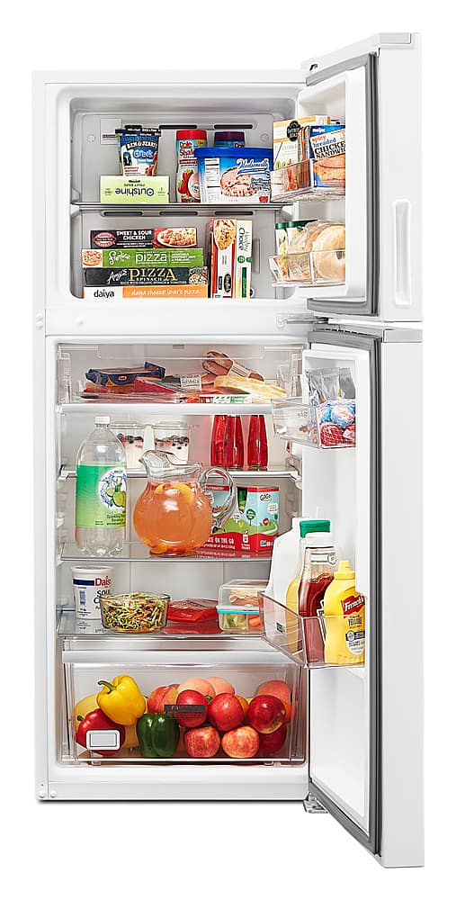 whirlpool red fridge