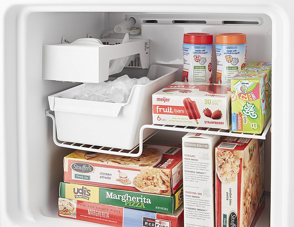 Whirlpool 11 6 Cu Ft Top Freezer, How To Put Shelves Back In Whirlpool Fridge
