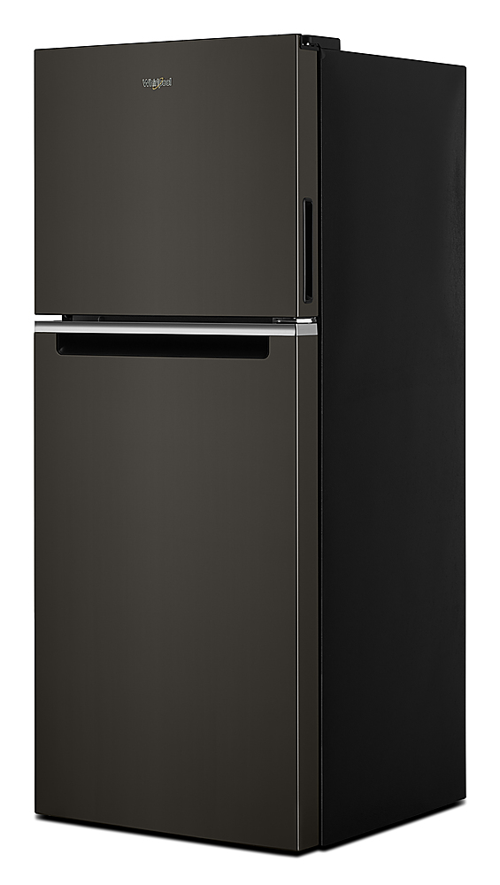 Angle View: Samsung - 19.5 cu. ft. 3-Door French Door Counter Depth Refrigerator with Wi-Fi - Stainless steel