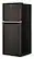 Angle. Whirlpool - 11.6 Cu. Ft. Top-Freezer Counter-Depth Refrigerator with Infinity Slide Shelf - Black Stainless Steel.