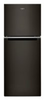 Whirlpool - 11.6 Cu. Ft. Top-Freezer Counter-Depth Refrigerator with Infinity Slide Shelf - Black stainless steel - Front_Zoom