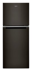 Whirlpool - 11.6 Cu. Ft. Top-Freezer Counter-Depth Refrigerator with Infinity Slide Shelf - Fingerprint Resistant Black Stainless - Front_Zoom