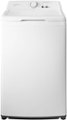 Front. Insignia™ - 3.7 Cu. Ft. High Efficiency 12-Cycle Top-Loading Washer - White.