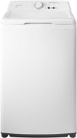 Insignia™ - 3.7 Cu. Ft. High Efficiency 12-Cycle Top-Loading Washer - White - Front_Zoom