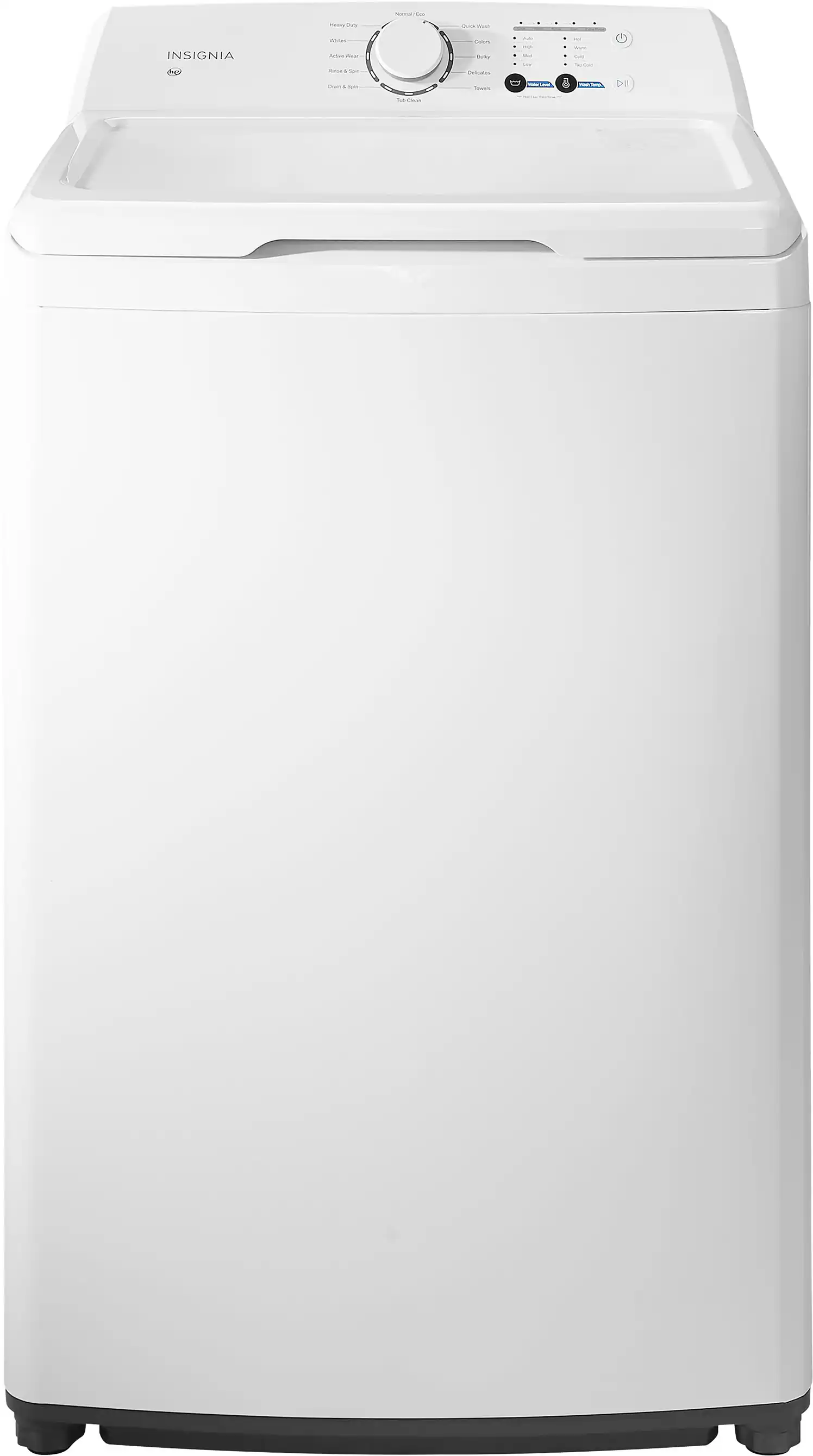 Insignia™ - 3.7 Cu. Ft. High Efficiency 12-Cycle Top-Loading Washer - White
