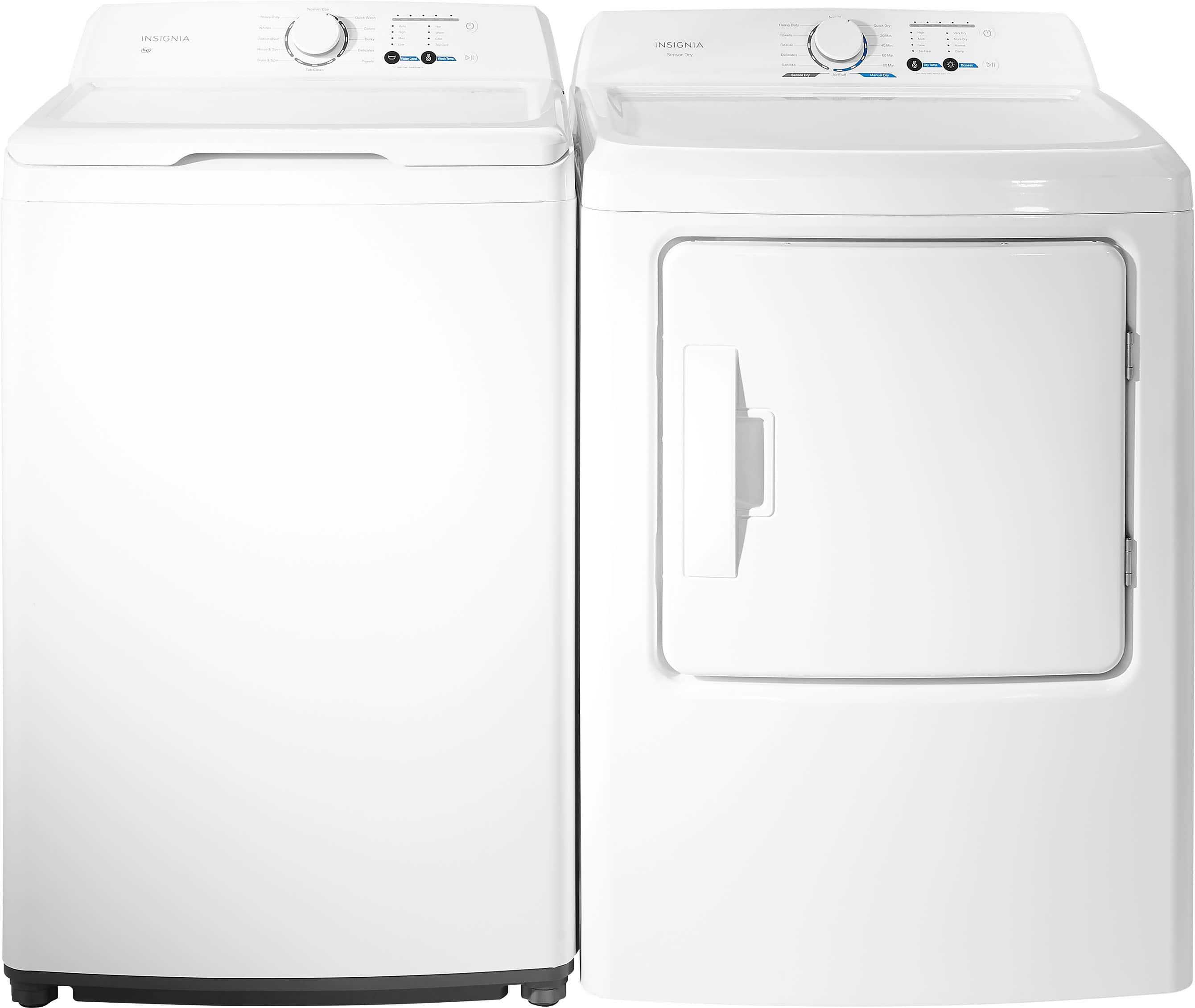 Alt View 12. Insignia™ - 3.7 Cu. Ft. High Efficiency 12-Cycle Top-Loading Washer - White.