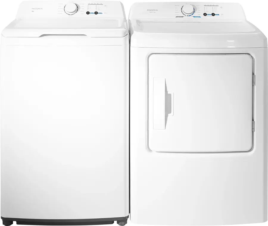 Insignia 3 7 cu ft high efficiency 12 cycle top loading washer white