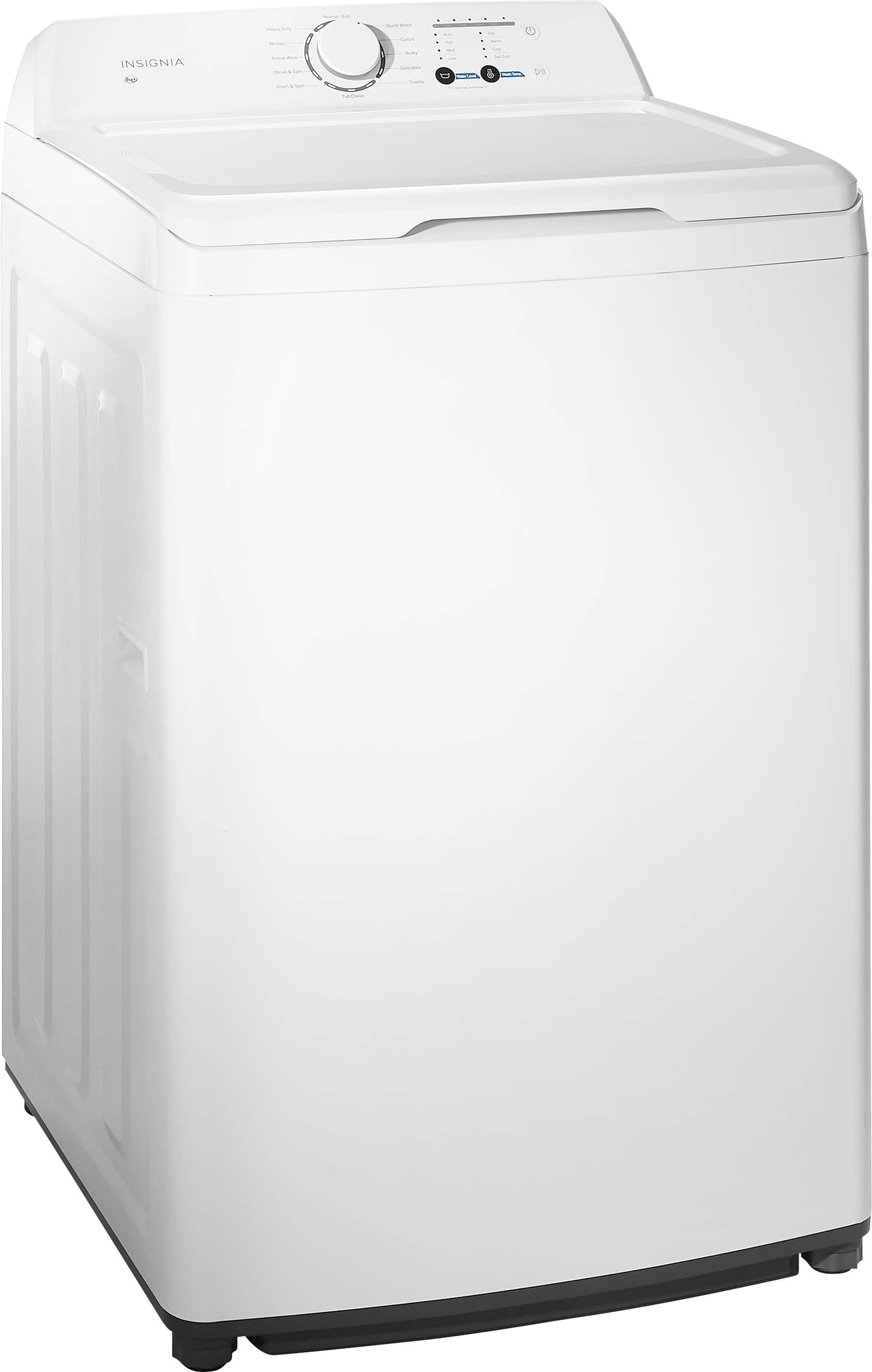 Alt View 13. Insignia™ - 3.7 Cu. Ft. High Efficiency 12-Cycle Top-Loading Washer - White.