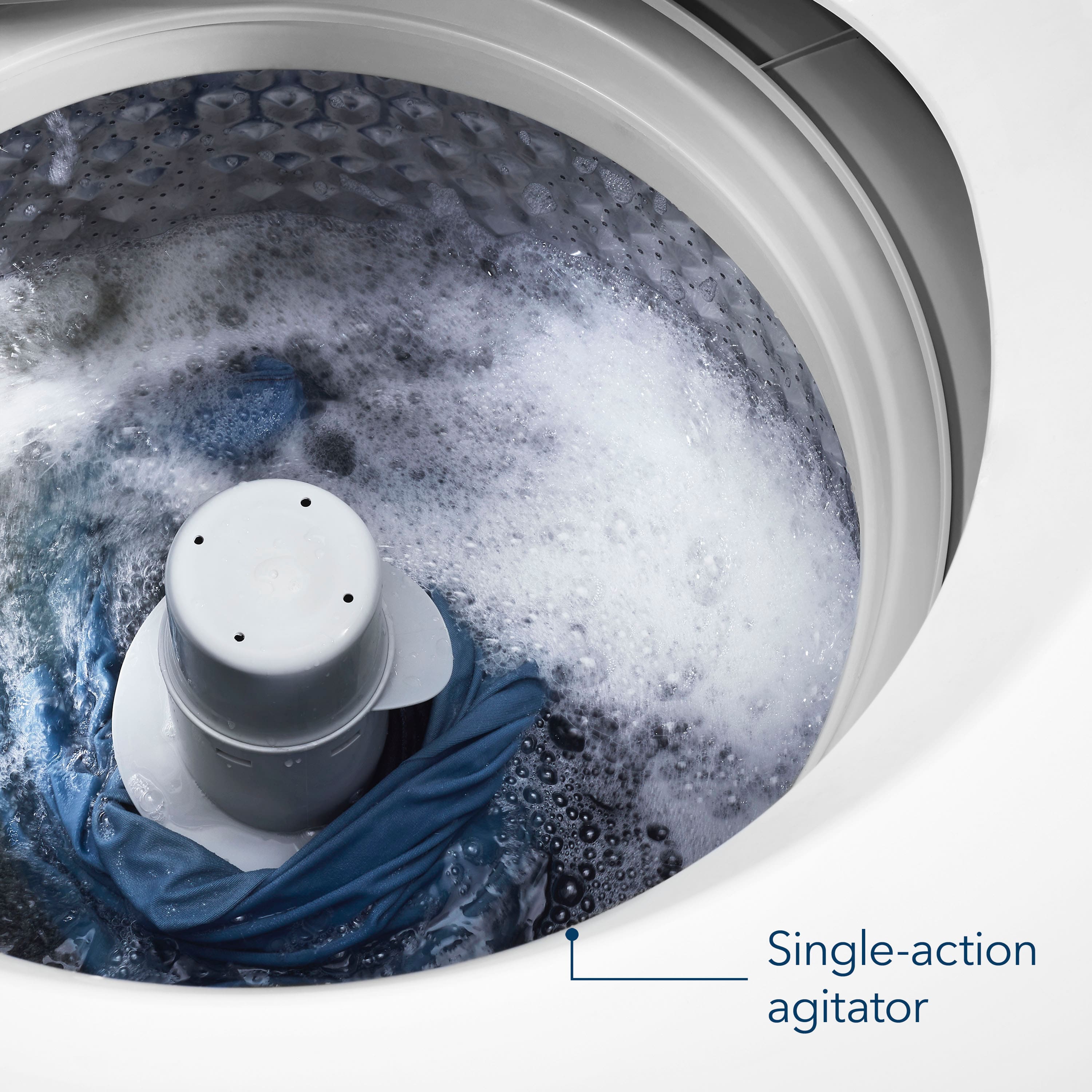 Alt View 16. Insignia™ - 3.7 Cu. Ft. High Efficiency 12-Cycle Top-Loading Washer - White.