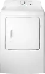 Insignia™ - 6.7 Cu. Ft. Electric Dryer with Sensor Dry - White - Front_Zoom