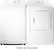 Alt View 18. Insignia™ - 6.7 Cu. Ft. Electric Dryer with Sensor Dry - White.