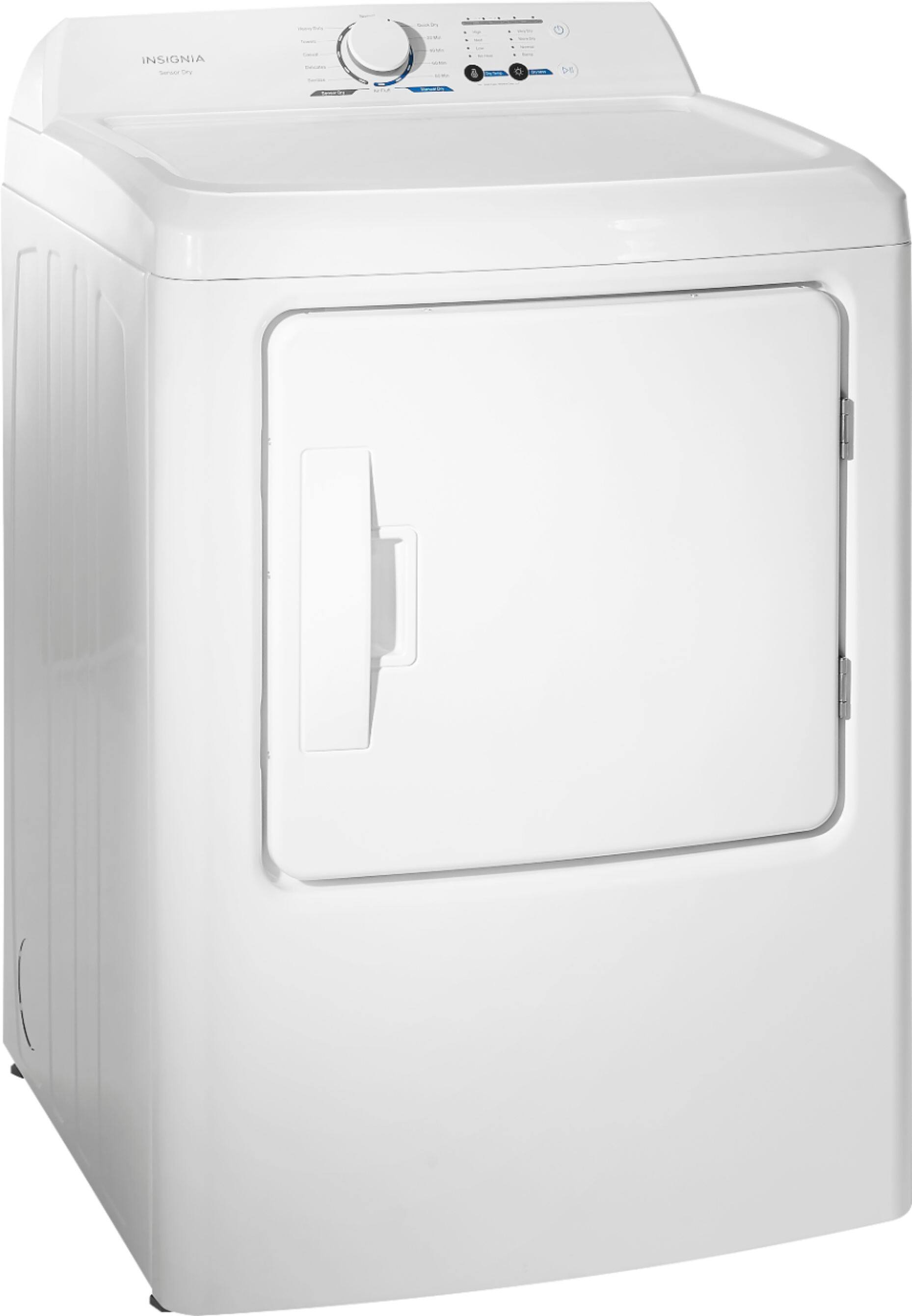 Alt View 12. Insignia™ - 6.7 Cu. Ft. Gas Dryer with Sensor Dry - White.
