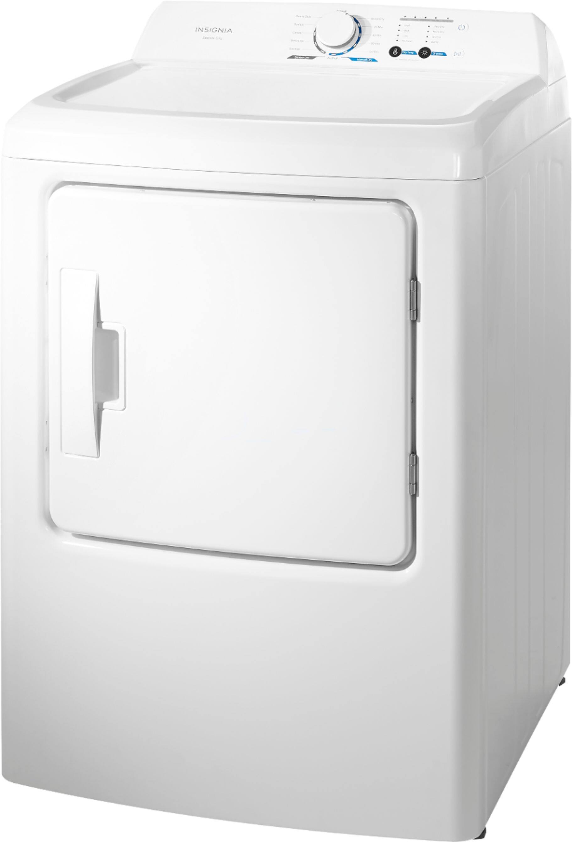 Alt View 13. Insignia™ - 6.7 Cu. Ft. Gas Dryer with Sensor Dry - White.