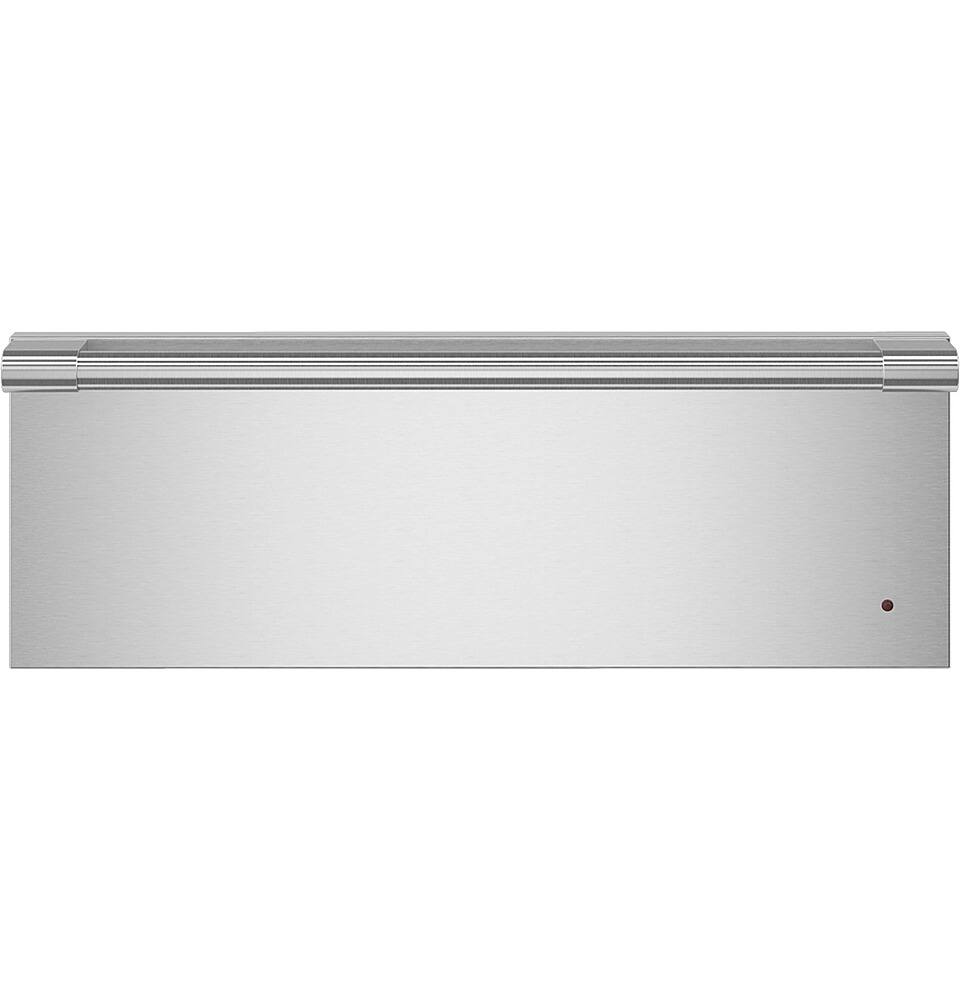 Front. Monogram - Statement Panel for 27" Warming Drawer - Stainless Steel.