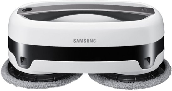 Front Zoom. Samsung - Jetbot Mop - White.