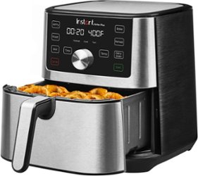 Instant Pot - 6 Quart Vortex Plus 6-in-1 Air Fryer - Stainless Steel - Angle_Zoom