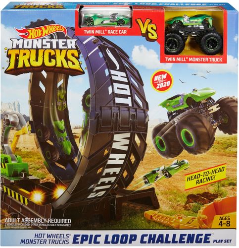 Hot Wheels Monster Truck Epic Loop Challenge - BLACK