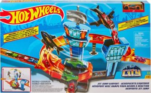 Hot Wheels Jet Jump Airport Playset - Front_Zoom