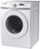 Left. Samsung - 7.5 Cu. Ft. Stackable Electric Dryer with Long Vent Drying - White.
