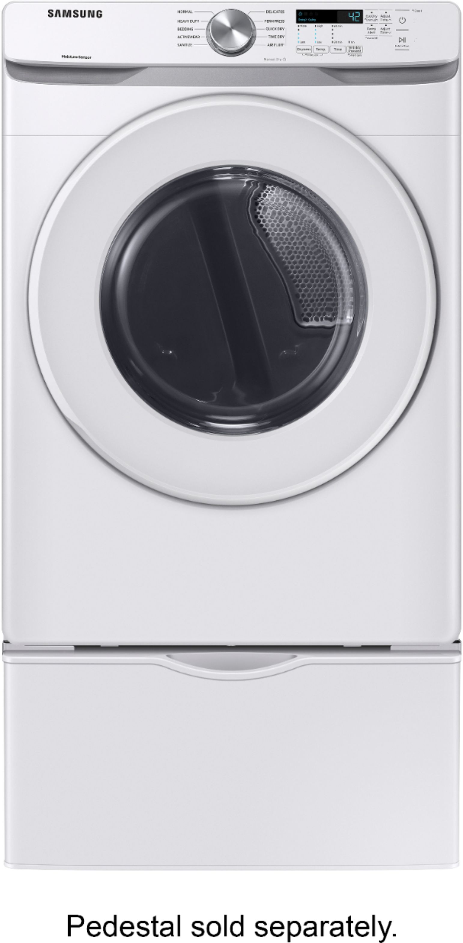 Samsung - 7.5 Cu. ft. Long Vent GAS Dryer with Sensor Dry - White